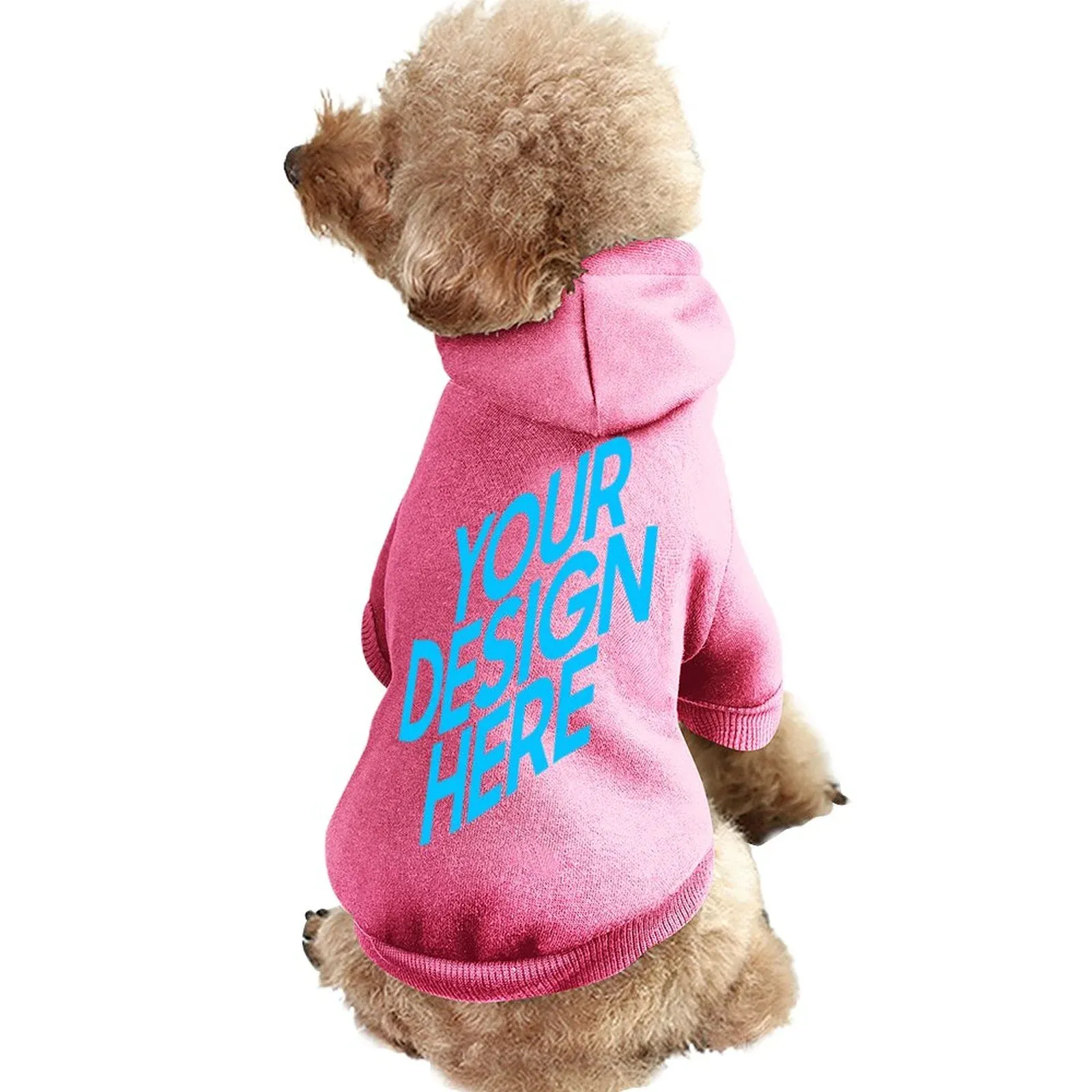 Vêtements personnalisés avec capuche pour les animaux CW1502000 personnalisé avec photo motif logo texte – Image 9