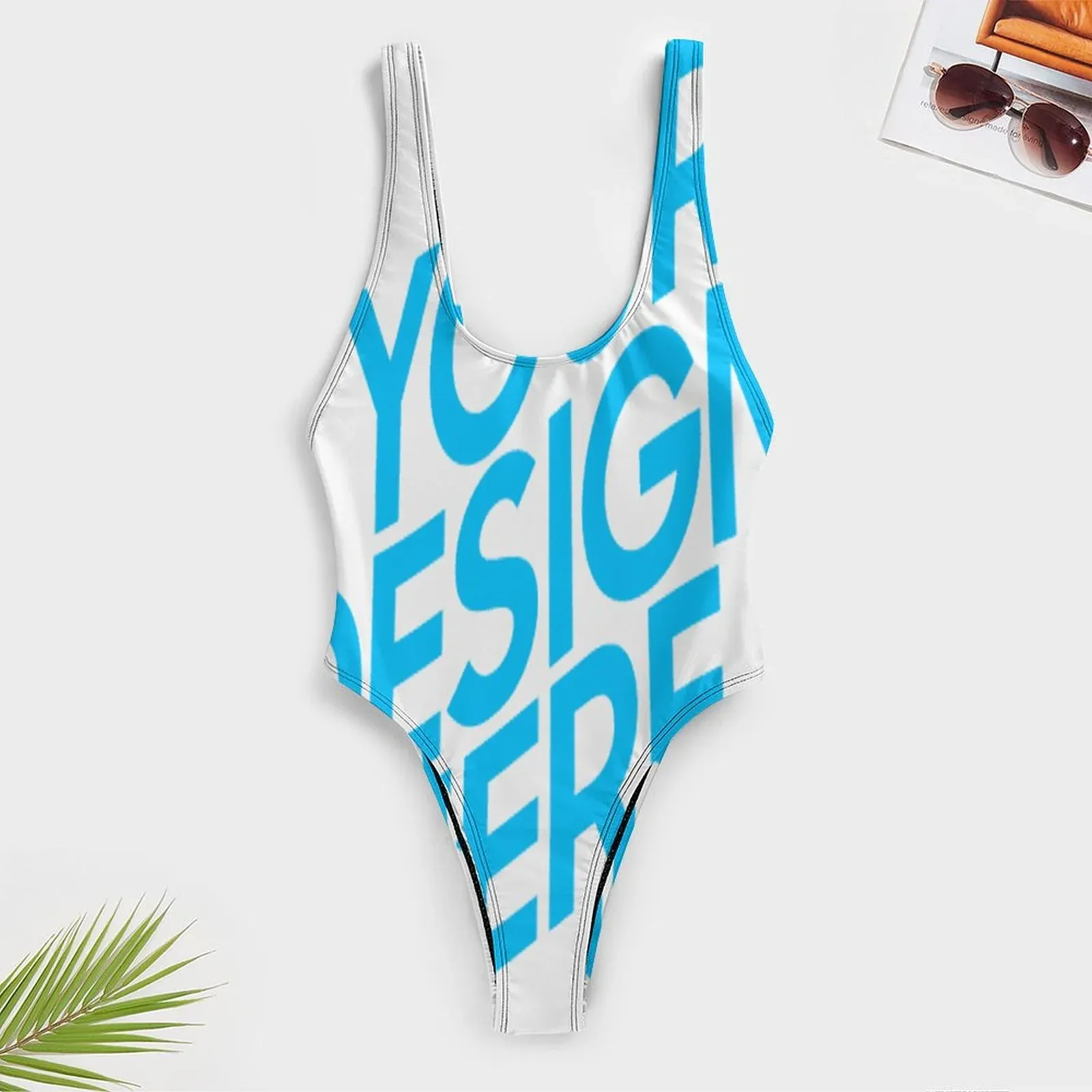 2023 NOUVEAU maillot de bain 1 pièce pour femme LT3214 personnalisé avec photo logo motif texte (conception une image) – Image 9