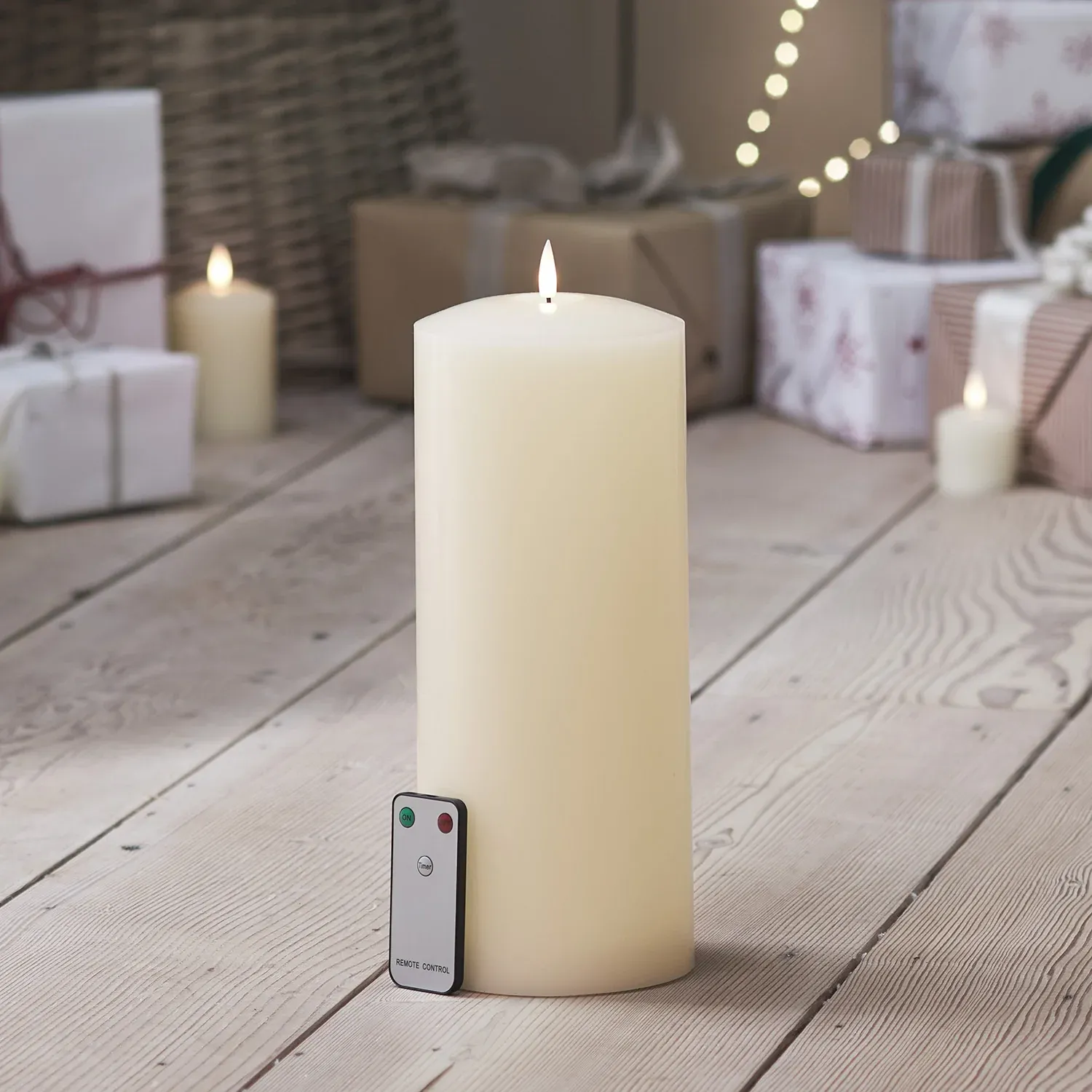 Bougie Cierge TruGlow® à LED de 30cm – Image 2