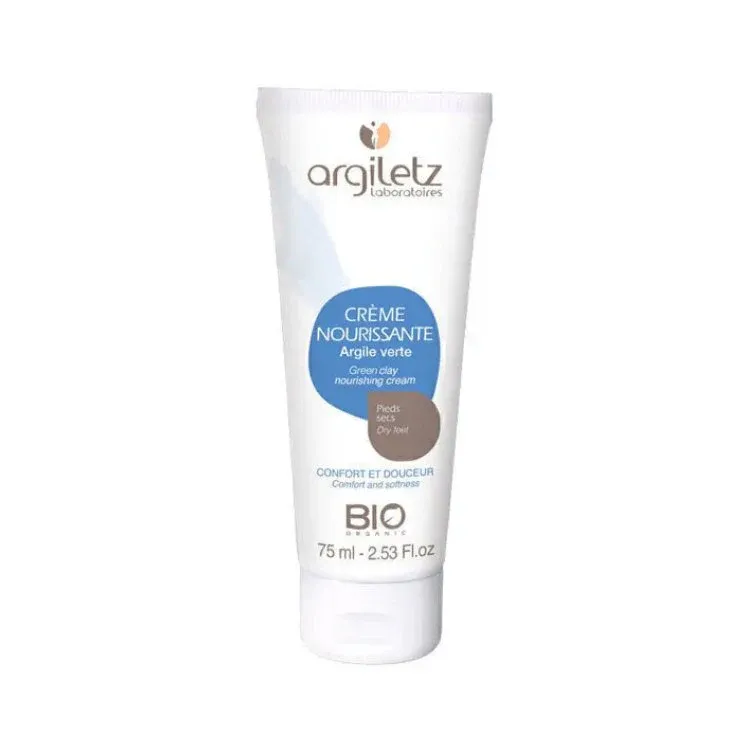 Crème Nourrissante Pieds Secs Bio - 75 Ml - Argiletz