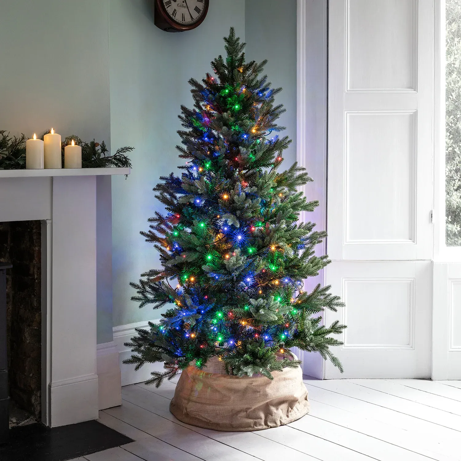 Guirlande Lumineuse Essential Connect 30m 300 LED Multicolores Câble Vert Raccordable – Image 3