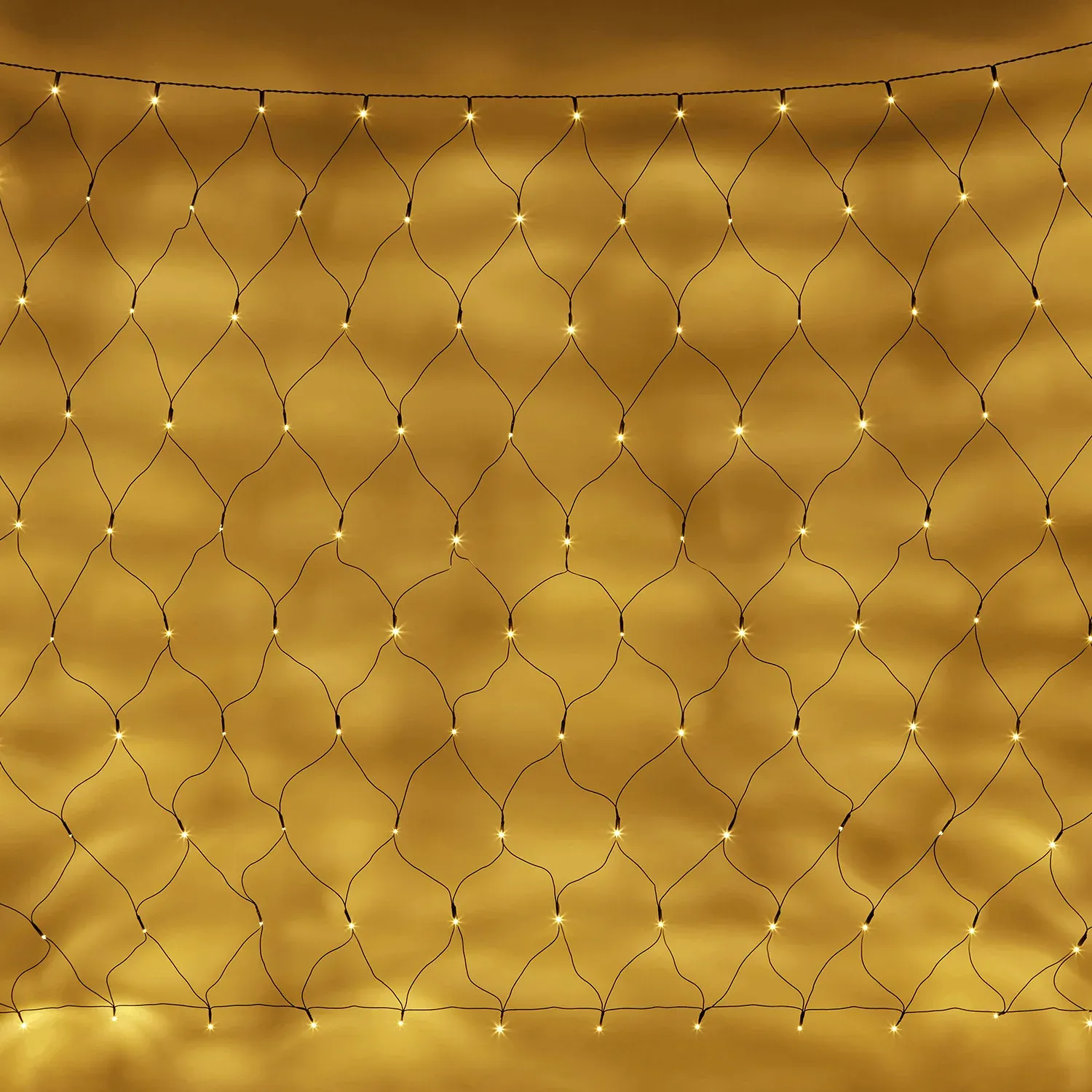 Filet Lumineux Essential Connect 8m x 1.5m 560 LED Blanc Chaud Câble Vert Raccordable