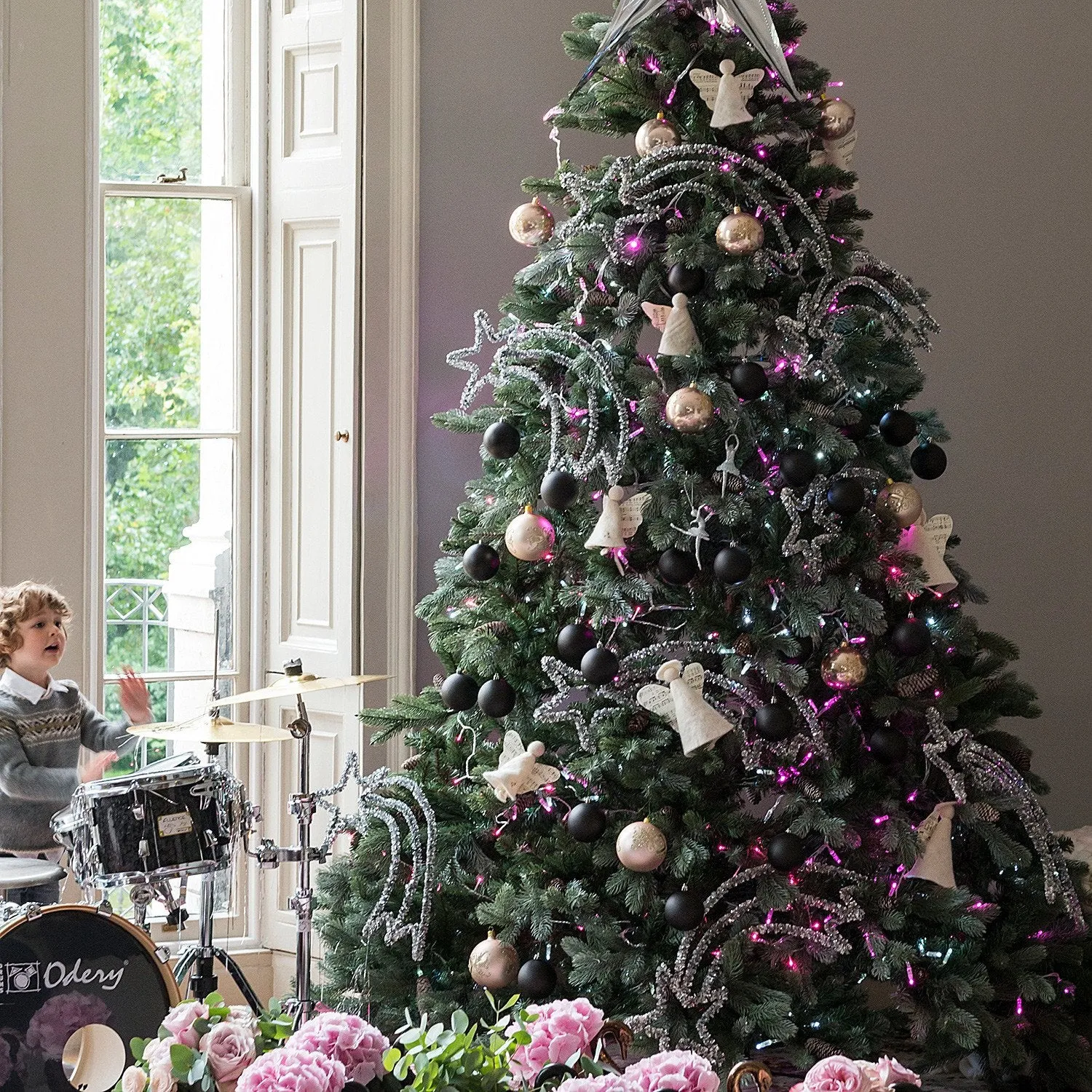 Guirlande Lumineuse Core Connect 20m 200 LED Rose Câble Transparent Raccordable – Image 3