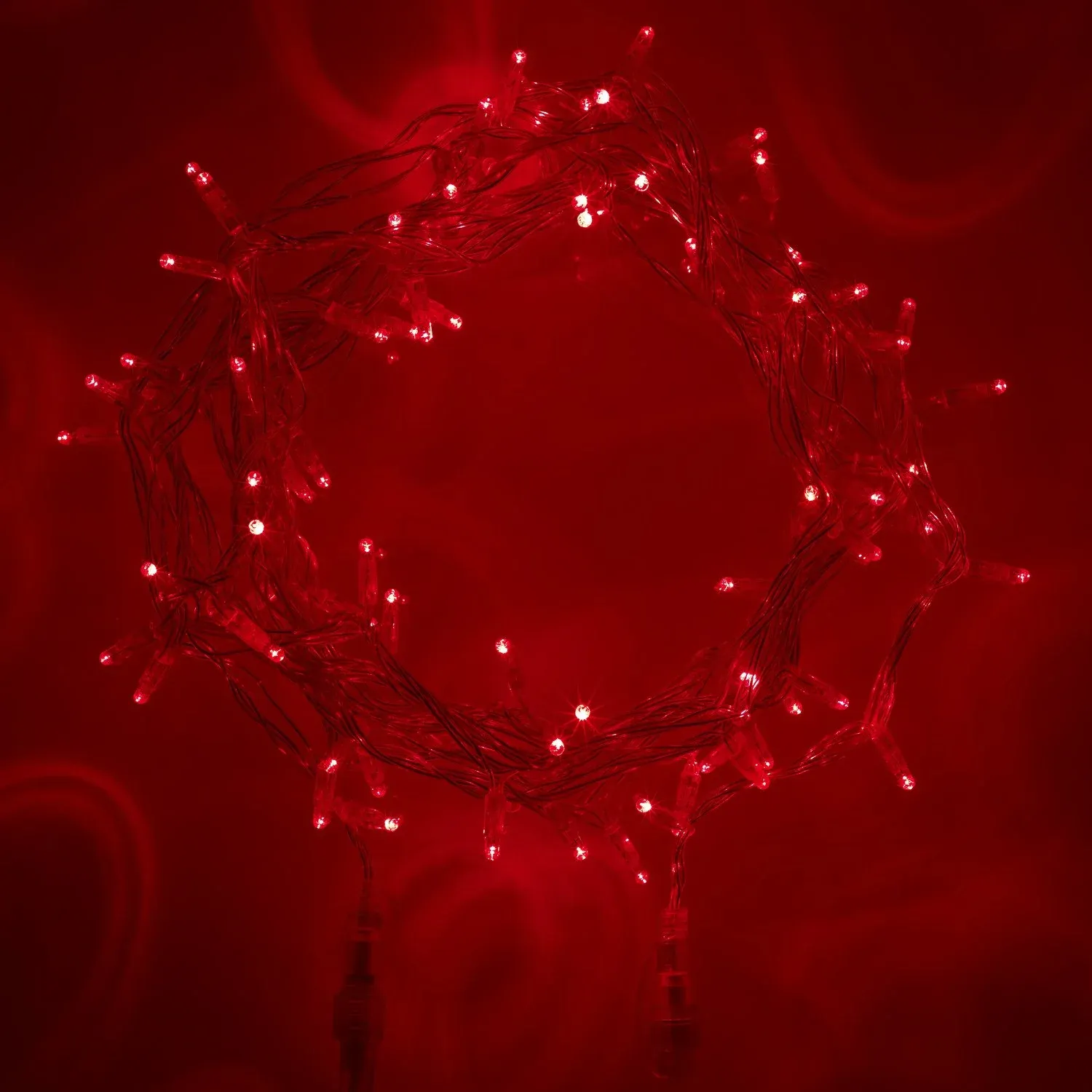 Guirlande Lumineuse Core Connect 70m 700 LED Rouge Câble Transparent Raccordable