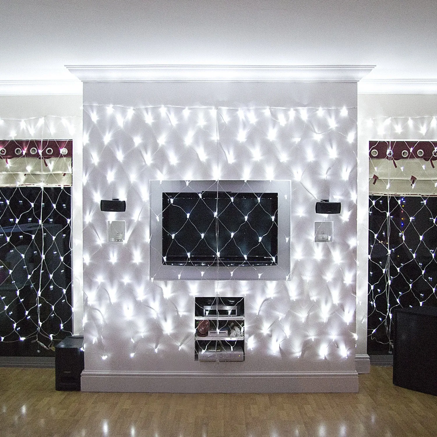 Filet Lumineux Core Connect 4m x 2m 280 LED Blanche Câble Transparent Raccordable – Image 2