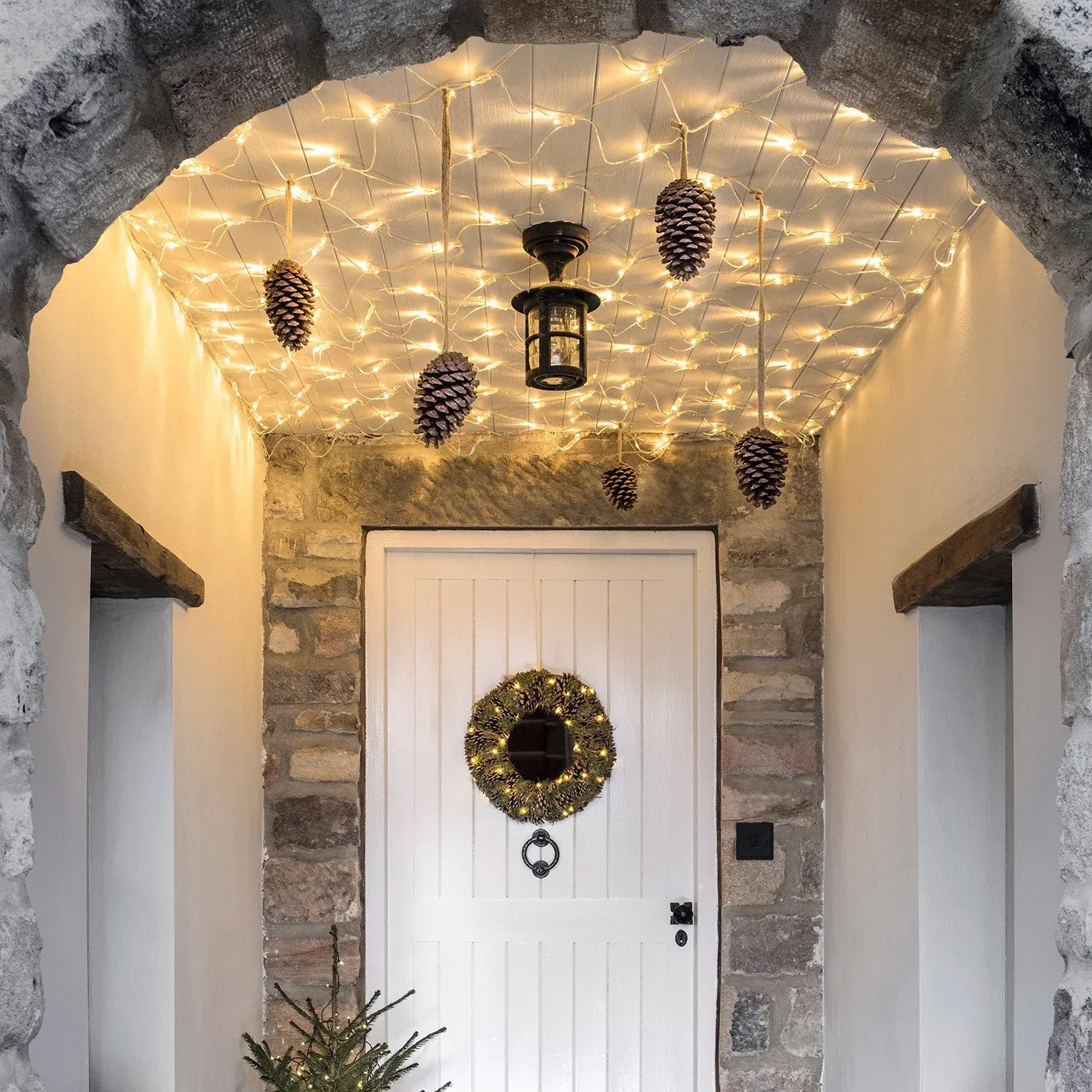 Filet Lumineux Core Connect 4m x 2m 280 LED Blanc Chaud Câble Transparent Raccordable – Image 3