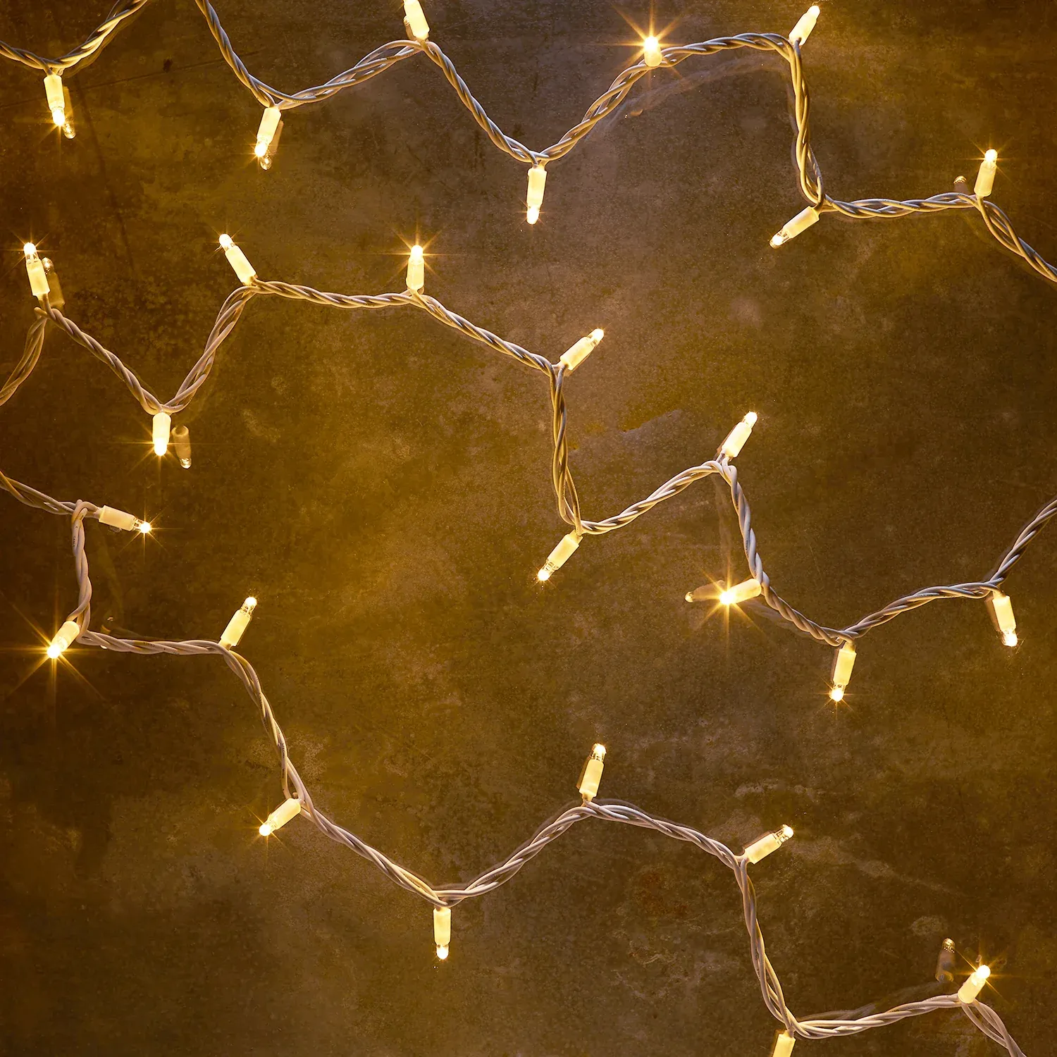 Guirlande Lumineuse Pro Connect 5m 50 LED Blanc Chaud Câble Blanc Raccordable