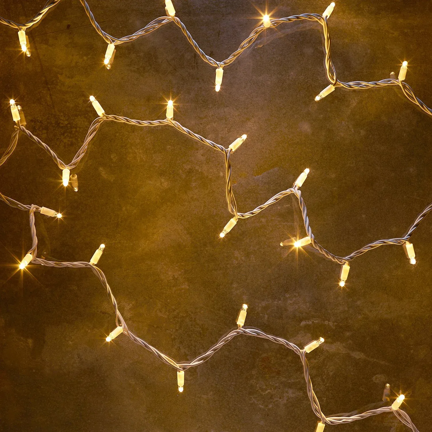 Guirlande Lumineuse Pro Connect 185m 1850 LED Blanc Chaud Câble Blanc Raccordable