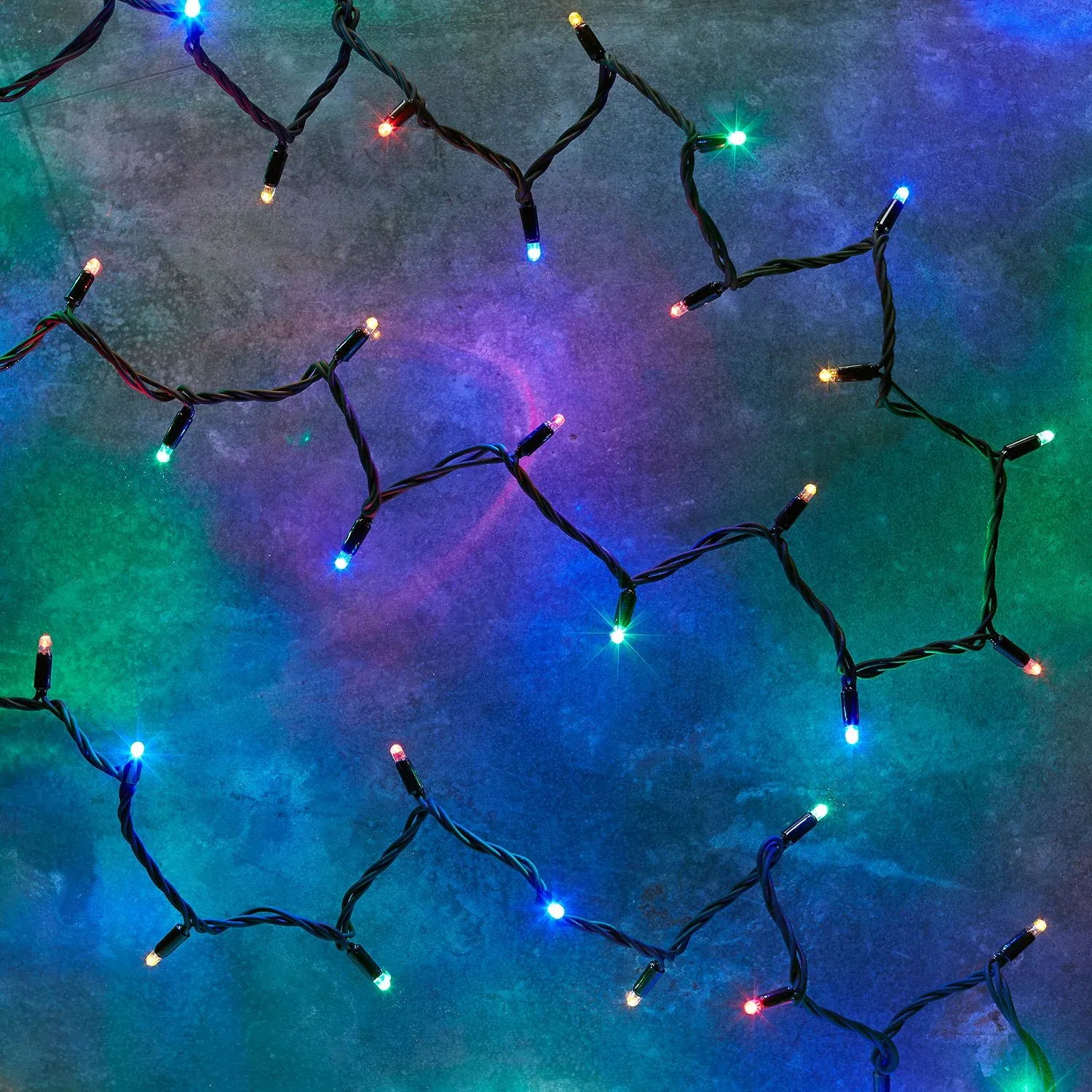 Guirlande Lumineuse Pro Connect 55m 550 LED Multicolore Câble Noir Raccordable – Image 5