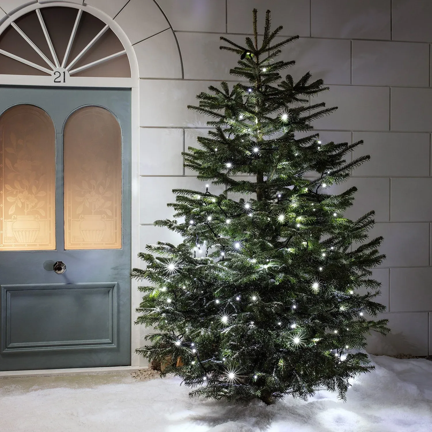 Guirlande Lumineuse Pro Connect 95m 950 LED Blanche Câble Noir Raccordable – Image 4