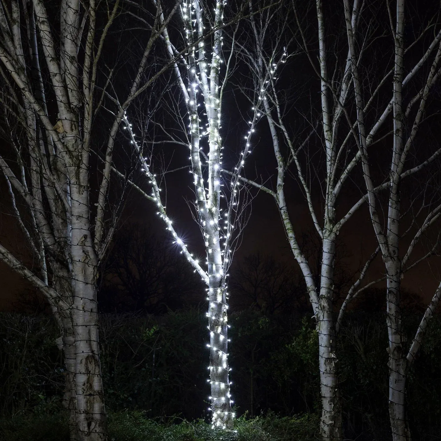 Guirlande Lumineuse Pro Connect 30m 300 LED Blanche Câble Blanc Raccordable – Image 2