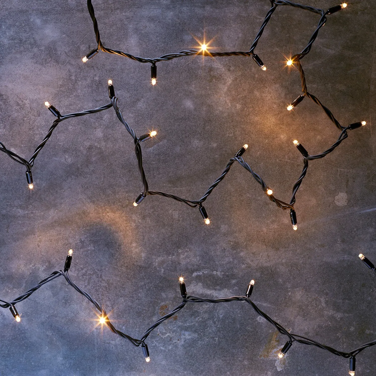 Guirlande Lumineuse Pro Connect 175m 1750 LED Blanc Chaud Classique Câble Noir Raccordable – Image 5