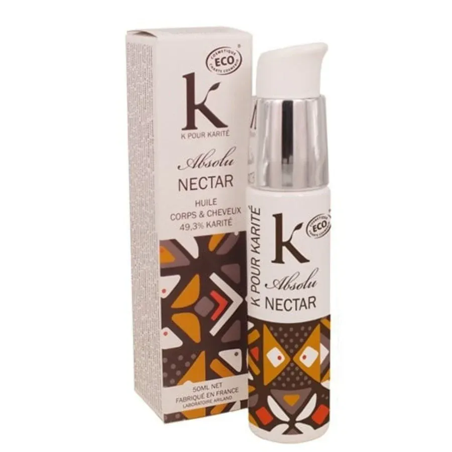 Absolu Nectar - Huile Corps & Cheveux 49,3% de Karité - 50ml K pour Karité – Image 2