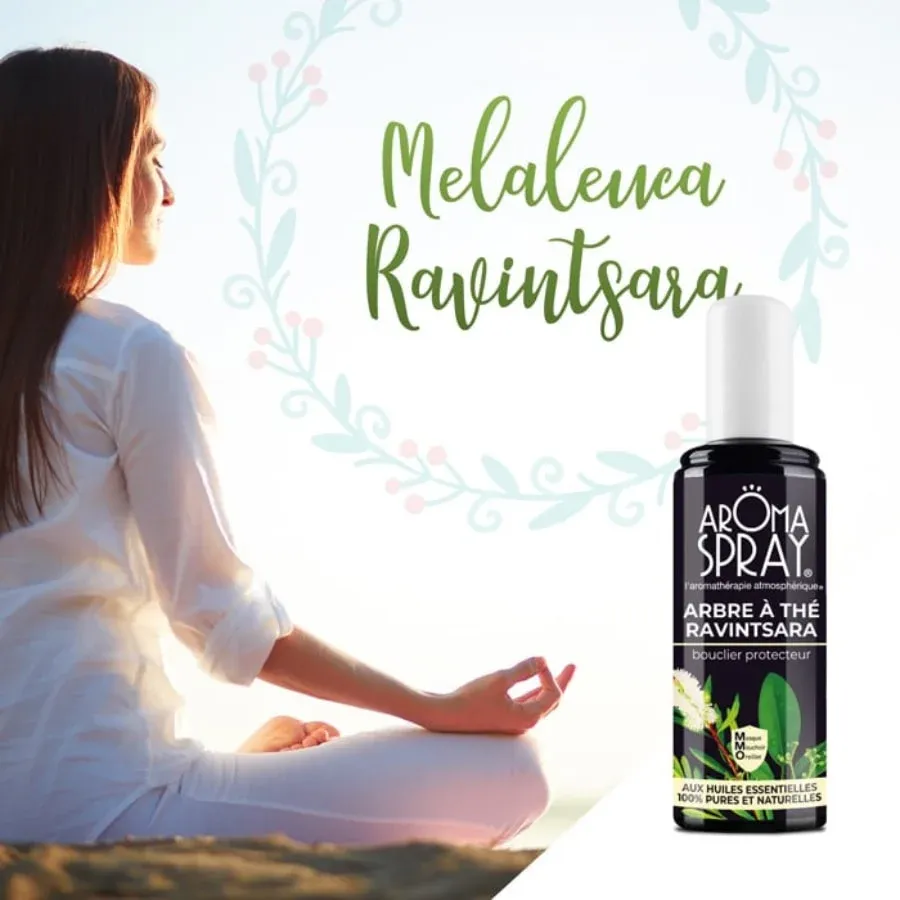 Aromaspray Arbre à thé Ravinstara 100 ml - Bouclier protecteur – Image 4
