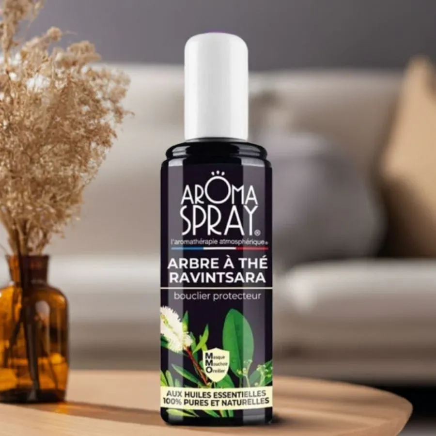 Aromaspray Arbre à thé Ravinstara 100 ml - Bouclier protecteur – Image 2