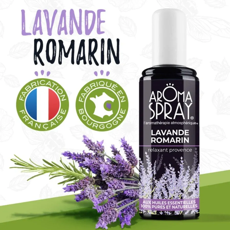 Aromaspray Lavande Romarin 100 ml - Relaxant Provence – Image 3