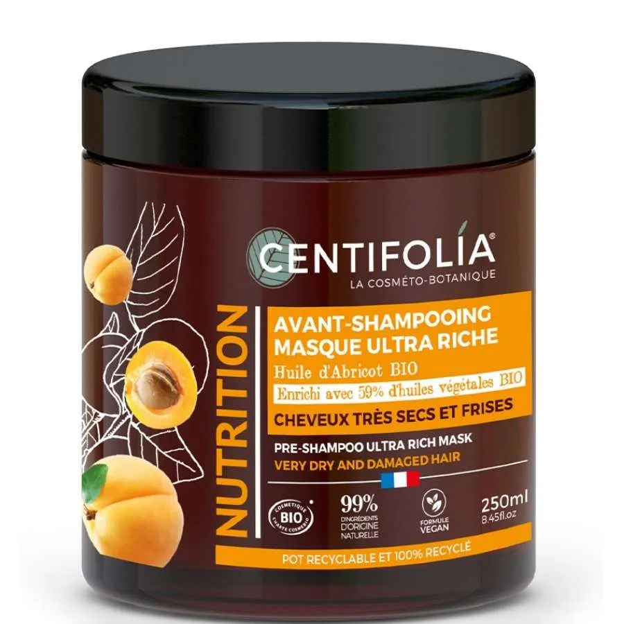 Avant-shampoing Masque Ultra-Riche Nutrition 250 ml - Centifolia