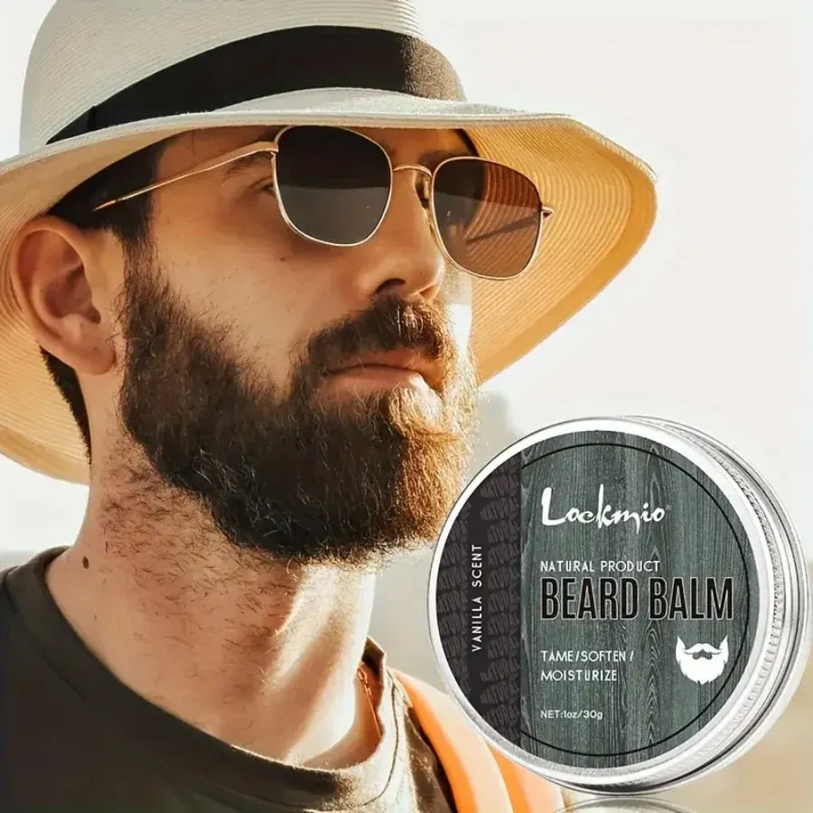 Baume à Barbe au Squalane - Hydratant & Nourrissant - Parfum Vanille – Image 4