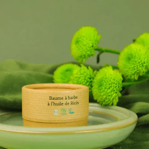 Baume à Barbe à l'Huile de Ricin Bio - 40 g - Comme Avant – Image 2