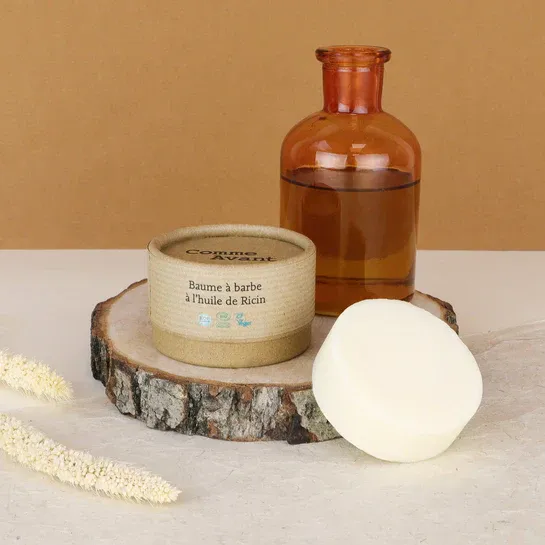 Baume à Barbe à l'Huile de Ricin Bio - 40 g - Comme Avant – Image 3