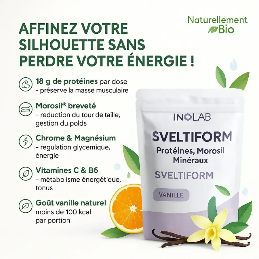 Inolab Sveltiform - Sculptant protéiné à base de Morosil, protéines & vitamines – Image 2