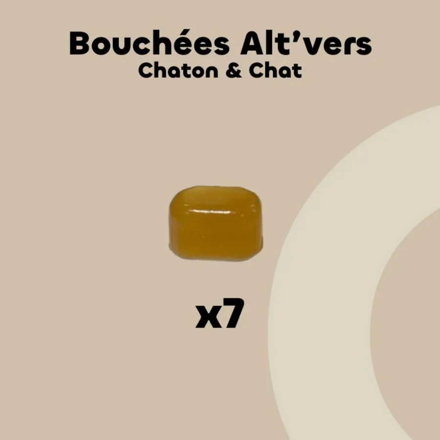Bouchées Alt'Vers Bio contre les vers intestinaux - Chaton & chat - Biovetol – Image 4