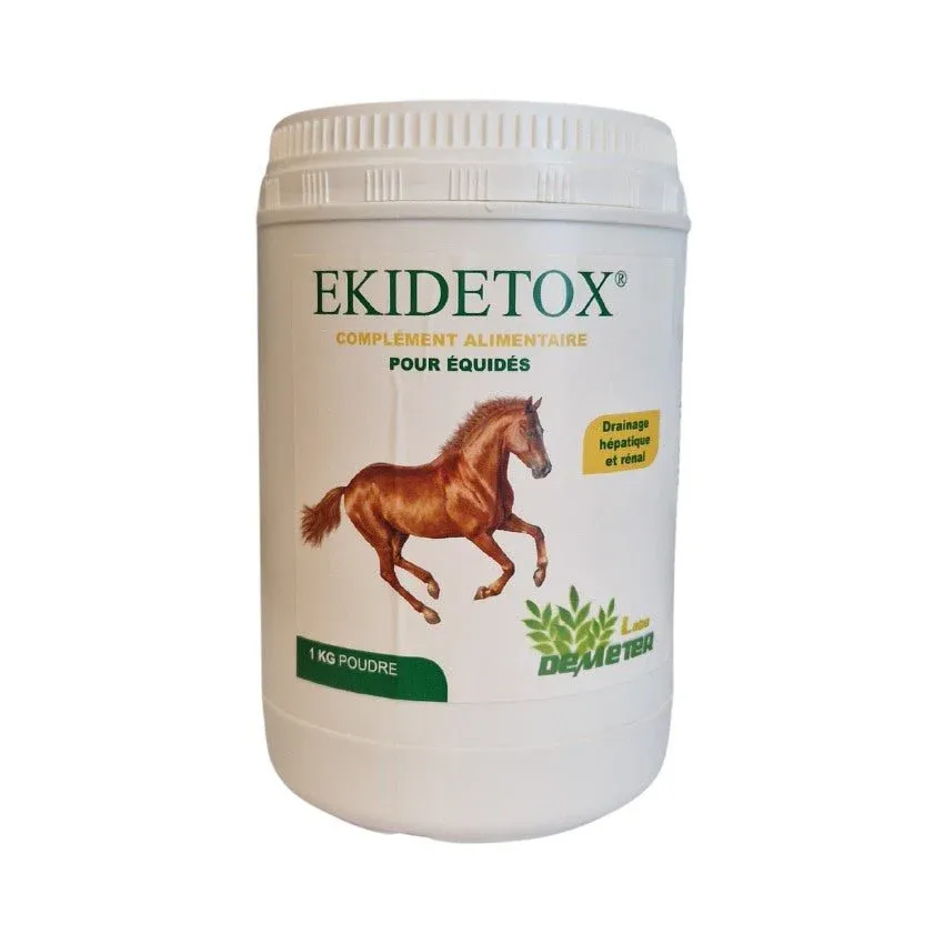 EKIDETOX – Draineur Naturel pour Foie et Reins des Chevaux | 1 kg