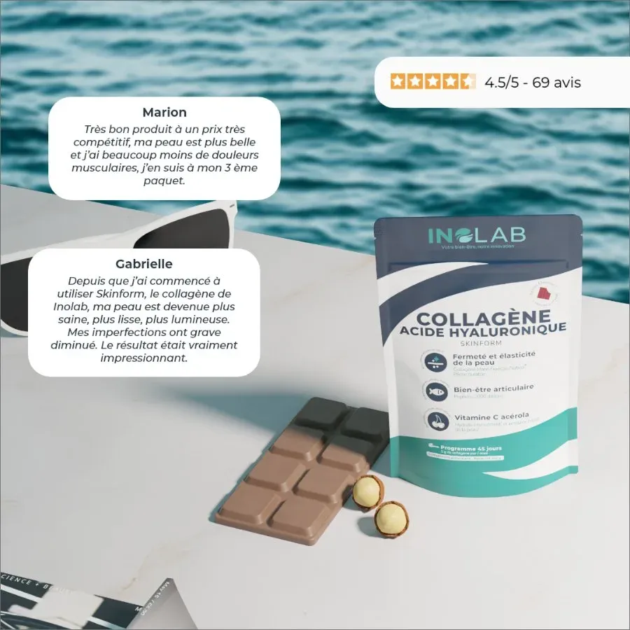 Skinform Collagène Marin + Acide Hyaluronique Inolab - 4 Saveurs au choix – Image 5