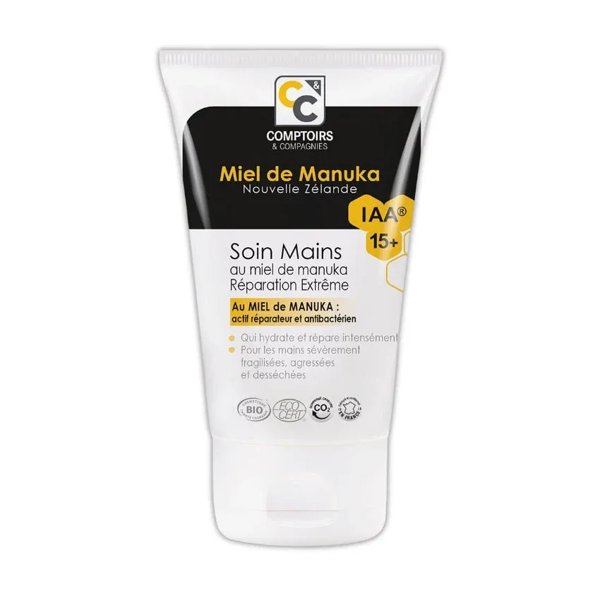 Soin Mains Bio au Miel de Manuka IAA 15+ – Réparation Intense - Comptoirs et Compagnies