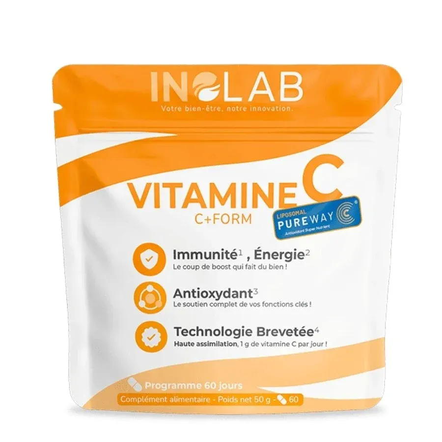 C+Form Vitamine C Liposomale 1000 mg - 60 gélules - Inolab