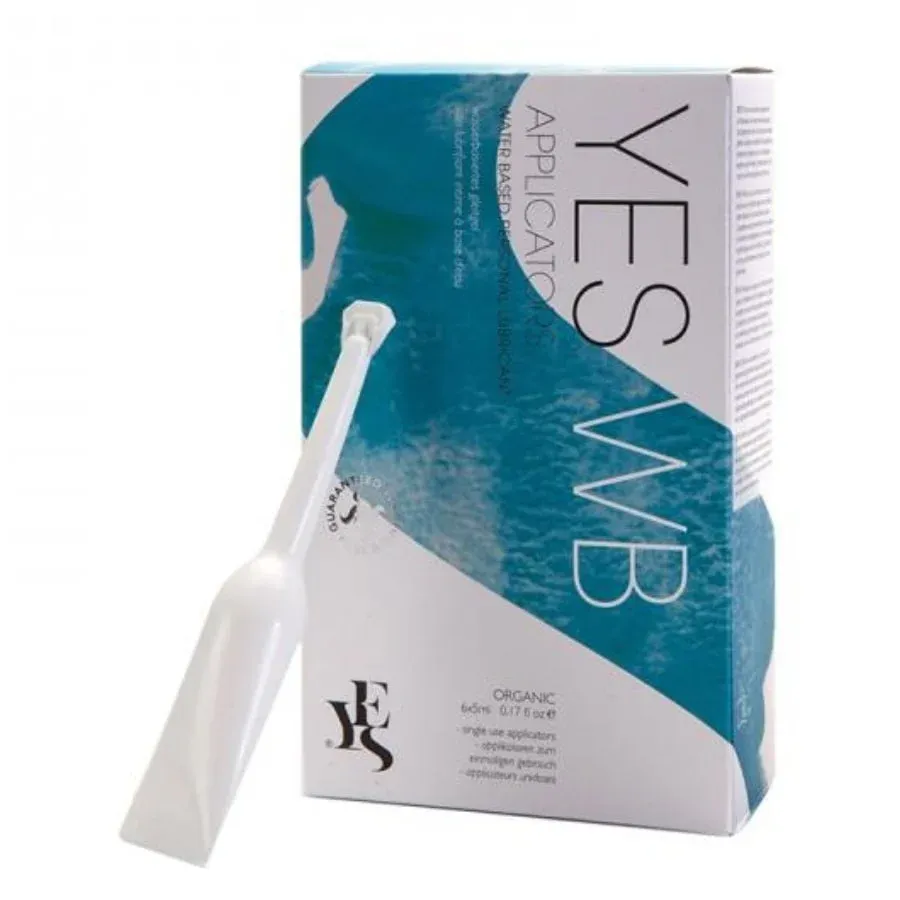Yes Wb Applicateur - Soin Lubrifiant Intime Bio à l'eau & Aloé Vera - 6 x 5 ml – Image 2