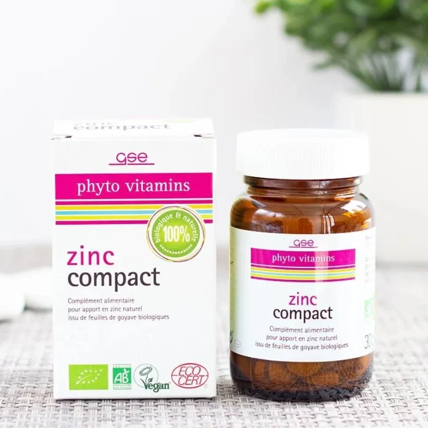 Zinc Compact Bio et Vegan - 60 comprimés - GSE – Image 2